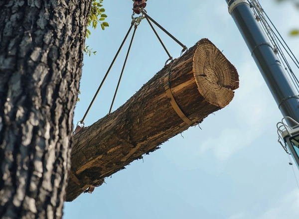 Expert Crane-Assisted Tree Removal